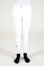Girl’s Color Grip Breeches - White
