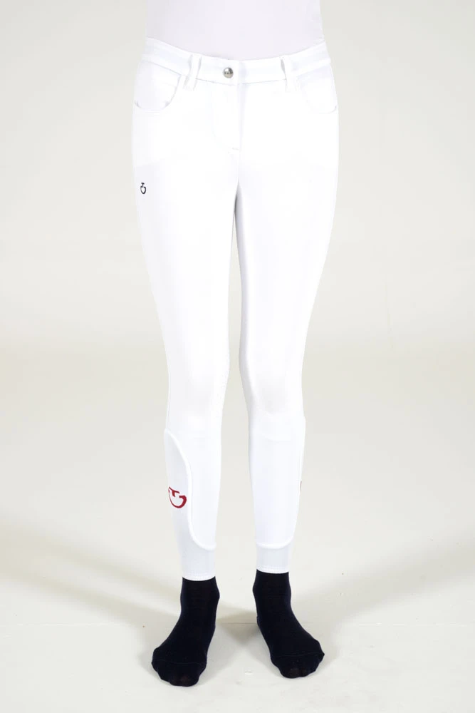 Girl’s Color Grip Breeches - White
