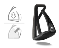 Soft'Up Lite Junior Stirrups - Black