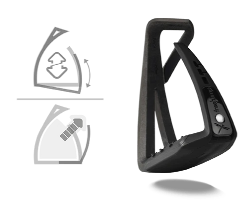 Soft'Up Lite Junior Stirrups - Black