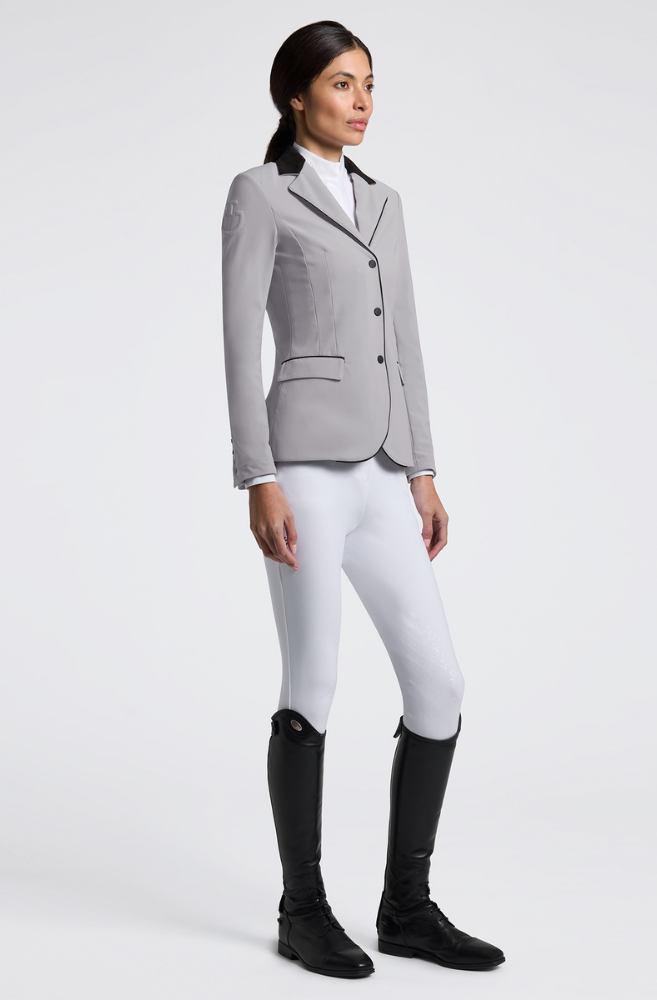 GP Zip Riding Jacket - Light Grey