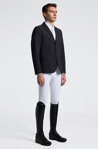 Men's Light Weight Zip Riding Jacket - Black
