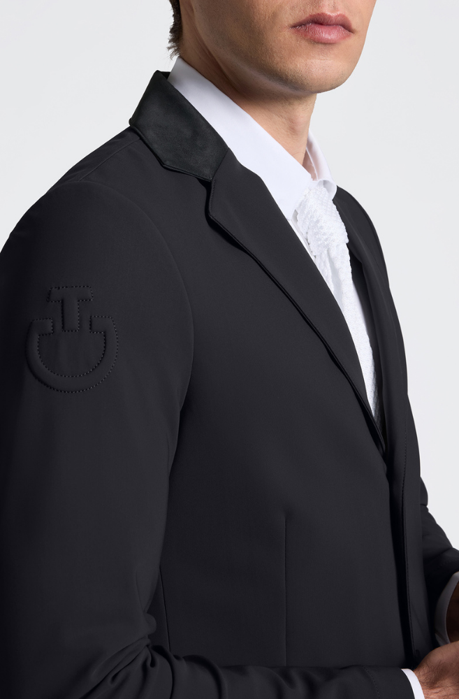 Men's Light Weight Zip Riding Jacket - Black