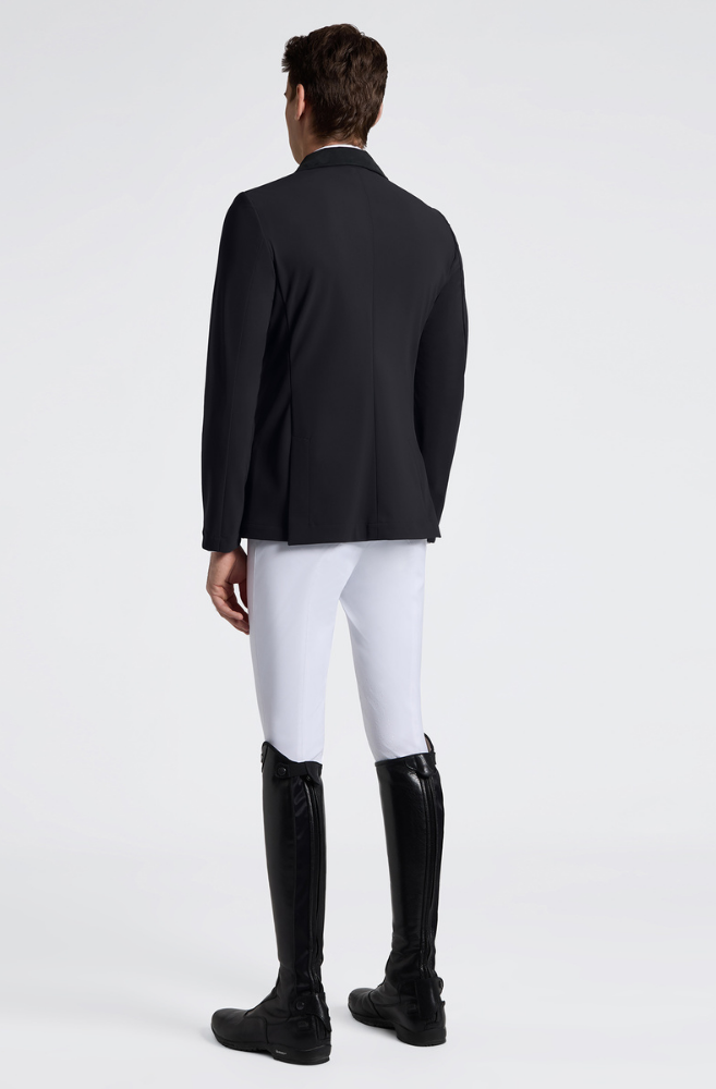 Men's Light Weight Zip Riding Jacket - Charcoal