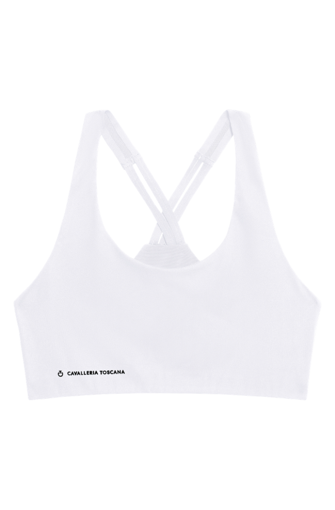 CT Training Crop Top - White