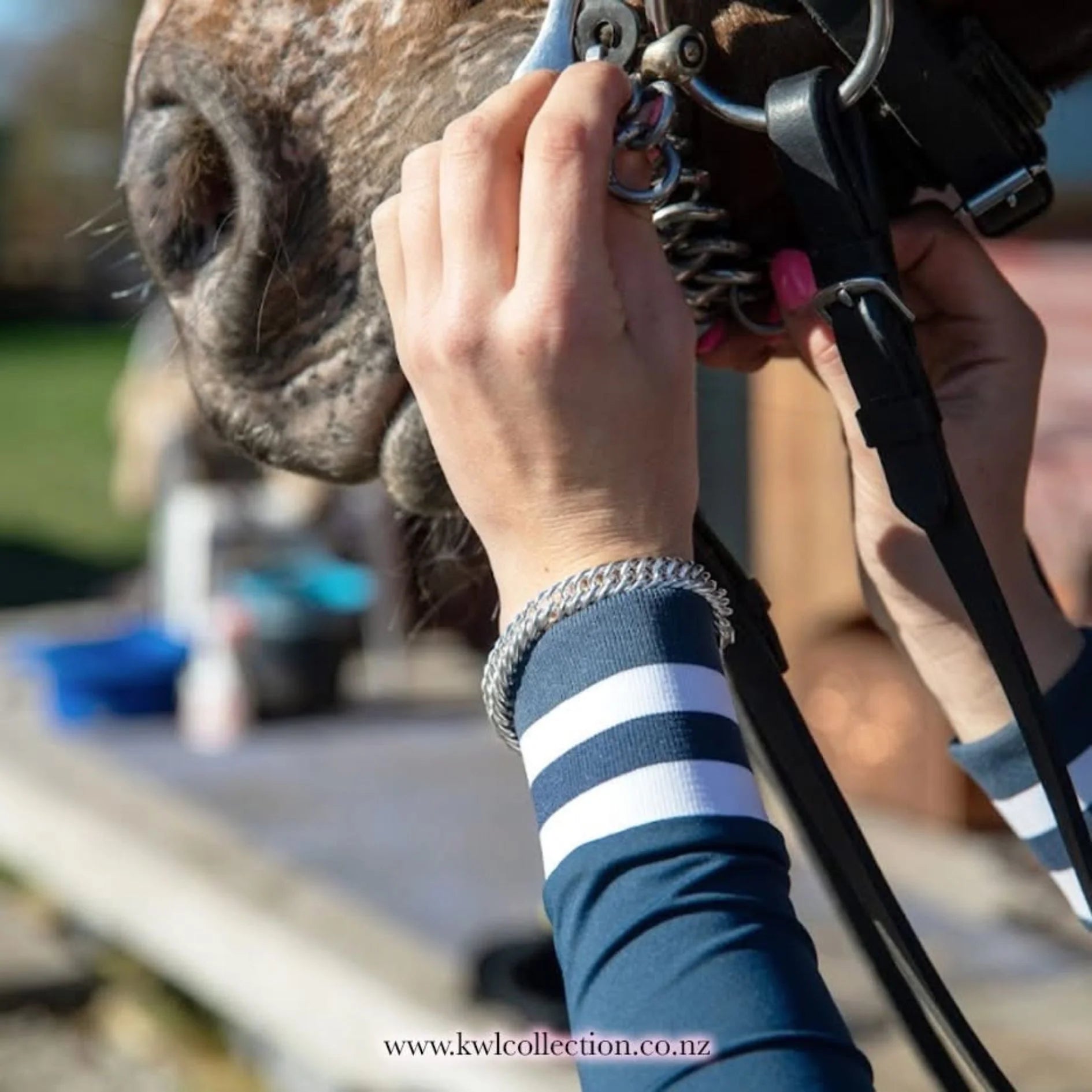Sterling Silver Large Curb Chain Bracelet