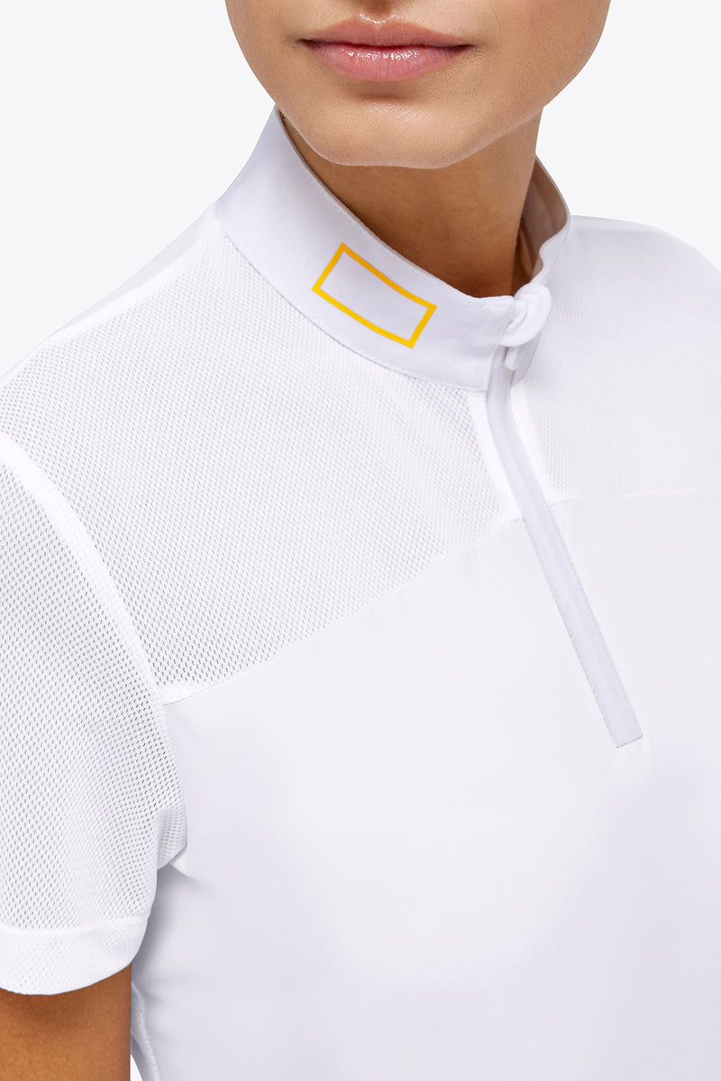 Jersey/Mesh S/S Competition Shirt - White