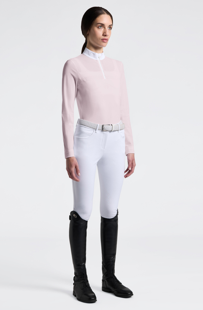 CT Perforated L/S Competition Shirt - Violet Ice