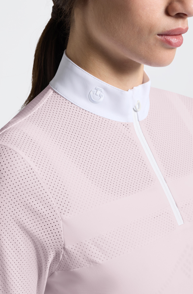 CT Perforated L/S Competition Shirt - Violet Ice