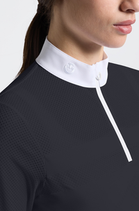 CT Perforated L/S Competition Shirt - Charcoal