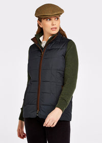 Spiddal Quilted Gilet - Navy Multi