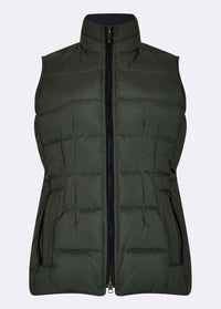 Spiddal Quilted Gilet - Spruce