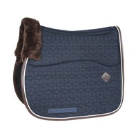 Skin Friendly Jump Saddle Pad - Navy