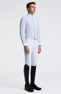 Guibert Shirt Long Sleeve - Oxford Blue Print