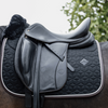 Skin Friendly Dressage Saddle Pad - Black