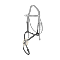 New English Figure 8 Noseband - Black