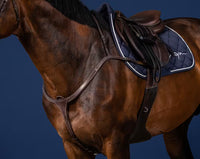 US Jumping Long Bridge Breastplate - Brown