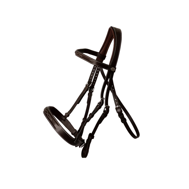 Working Cavesson Hunter Bridle - Brown