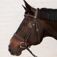 Working Cavesson Hunter Bridle - Brown