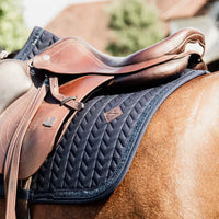 Jump Saddle Pad Glitter Stone - Navy