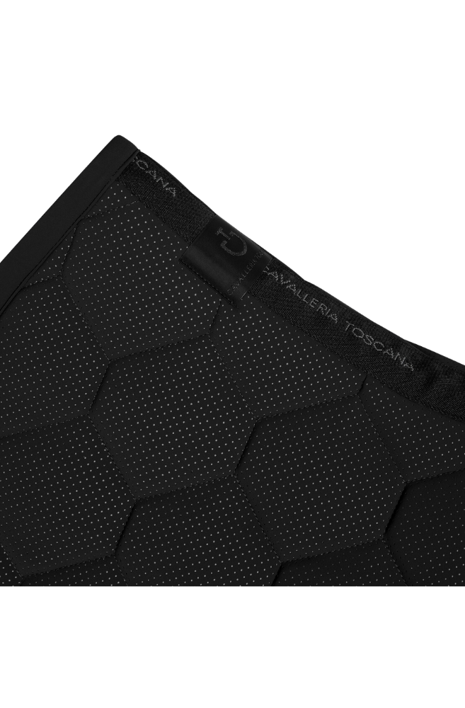 Quilted Jersey Perforated Jump Pad - Black Full