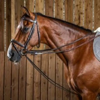 Working Full Leather Draw Reins 1/2" - Brown Full