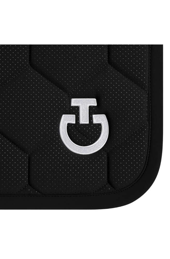 Quilted Jersey Perforated Jump Pad - Black Full
