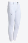 Women's High Waist Pocket Breeches - White