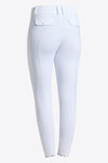 Women's High Waist Pocket Breeches - White