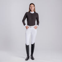 CT L/S Perforated Inserts Competition Shirt - Espresso