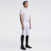 Men's S/Sleeve Jersey Zip Competition Shirt (FW26) - White
