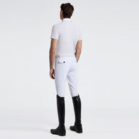 Men's S/Sleeve Jersey Zip Competition Shirt (FW26) - White