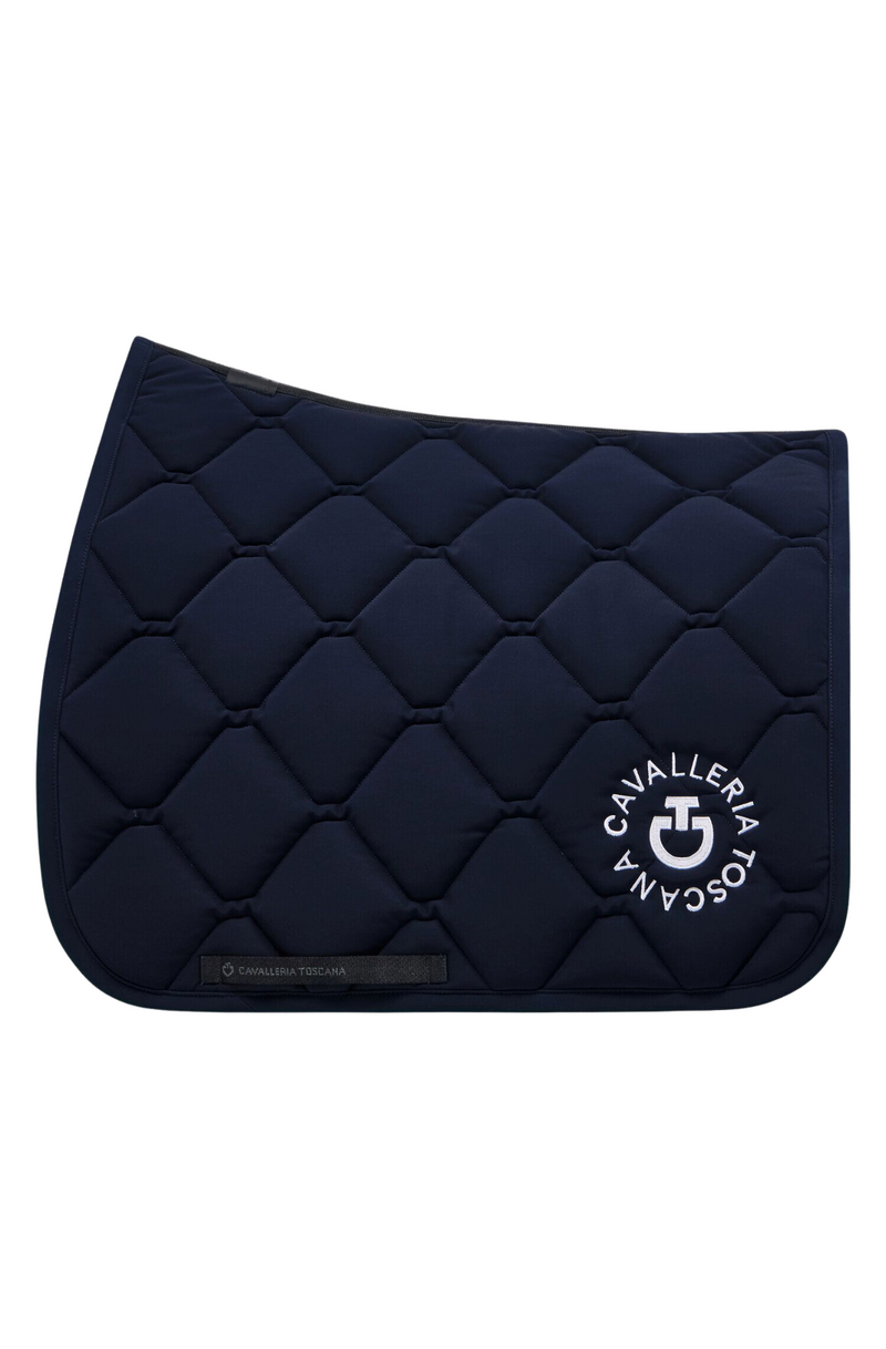 Orbit Quilted Dressage Pad - Navy