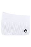 Quilted Wave Dressage Pad - White