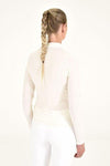 High Collar Lightweight Knit - White