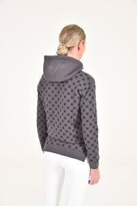 CT Orbit Flock Zip Hoodie - Iron Grey