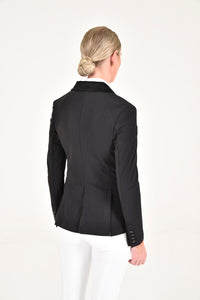 Ribbed Smoking Riding Jacket - Black