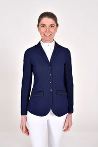 Lightweight Jersey Zip Textured Jacket - Royal Blue