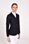 Lightweight Jersey Zip Textured Jacket - Black