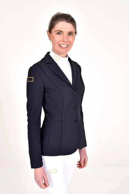 Jersey Mesh Riding Jacket - Navy