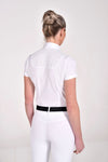Lightweight Pique Zip Competition Shirt - White