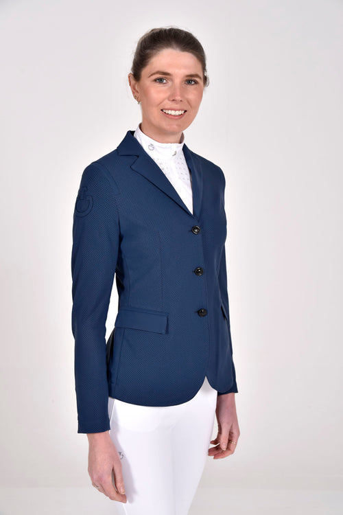 All-Over Perforated Competition Jacket - Atlantic Blue