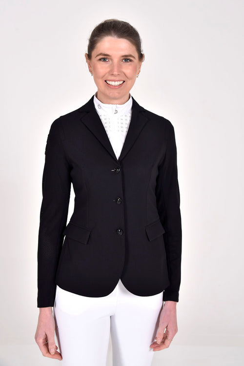 All-Over Perforated Competition Jacket - Black