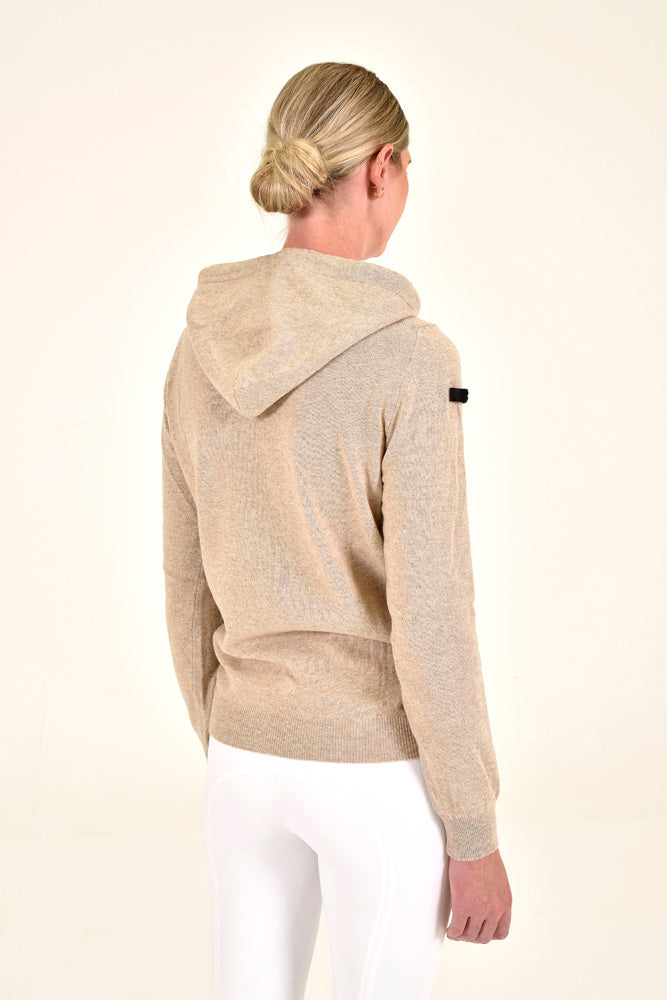 Cashmere Blend Hoodie - Cacao
