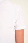 Mini Orbit Flock Short Sleeve Shirt - White