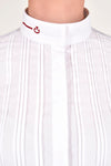 Revo Pleated Bib Short Sleeve Competition Shirt - White