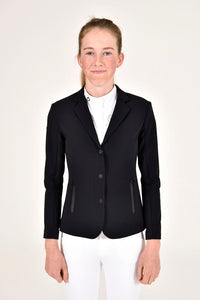 Girl's Tech Knit Riding Jacket - Black