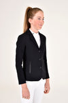 Girl's Tech Knit Riding Jacket - Black