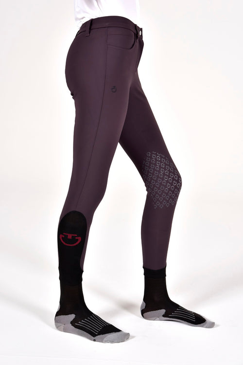 Girl’s Color Grip Breeches - Mulberry