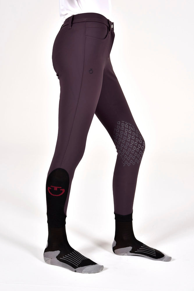 Girl’s Color Grip Breeches - Mulberry